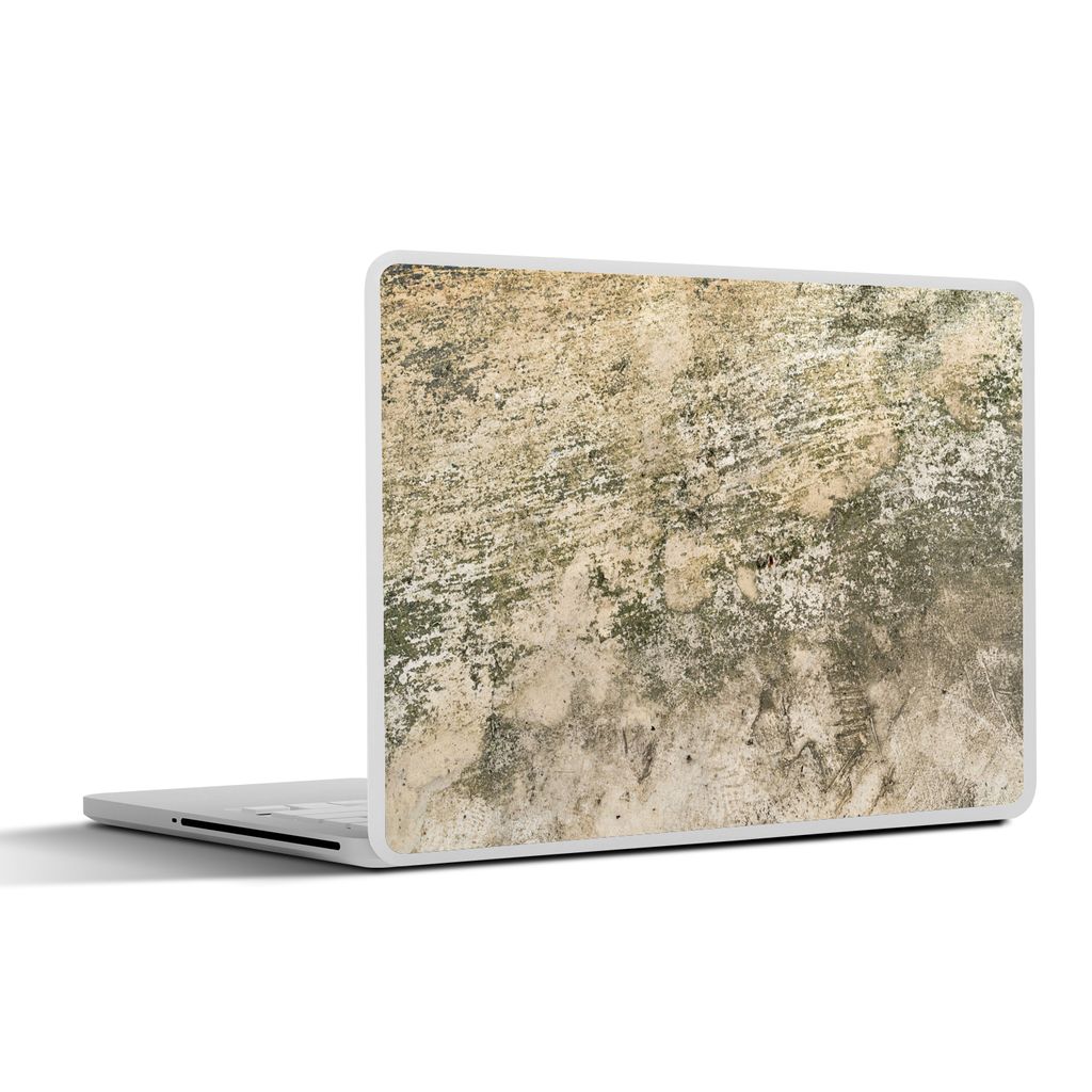 MuchoWow Laptop Aufkleber Sticker Cover Retro - Beton - verwittert - antik 40x30 cm - Laptop Dekoration - Selbstklebend