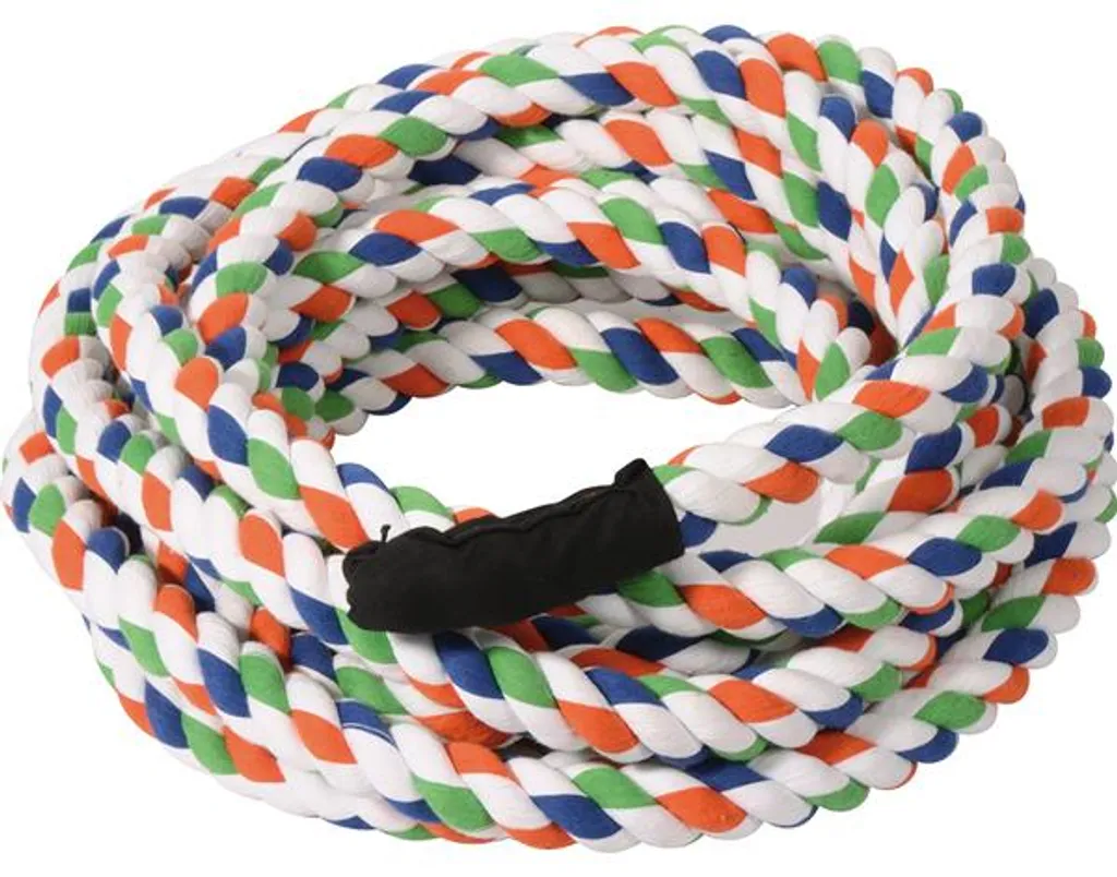 Cordage 10 m blanc multicolore EDUPLAY 170422 pour jeux de récréation