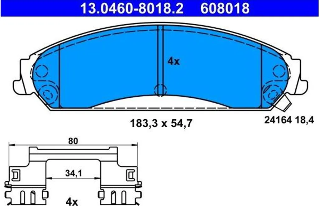 Stop aux sifflements : Plaquettes frein avant Chrysler 300C anti-bruit