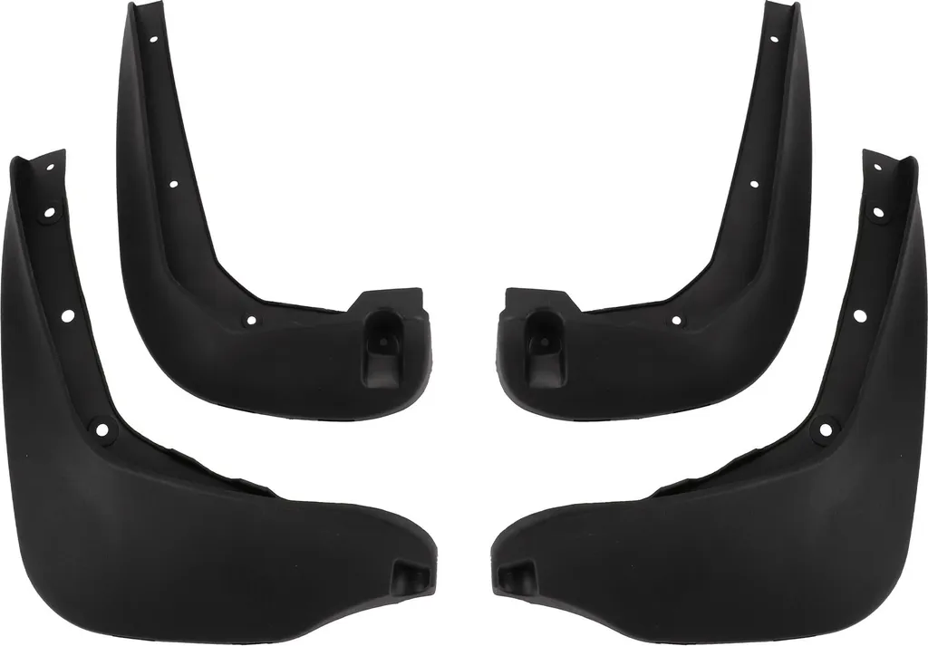 Lot de 4 Bavettes de Protection Garde-Boue pour Mini Countryman R60 Noir