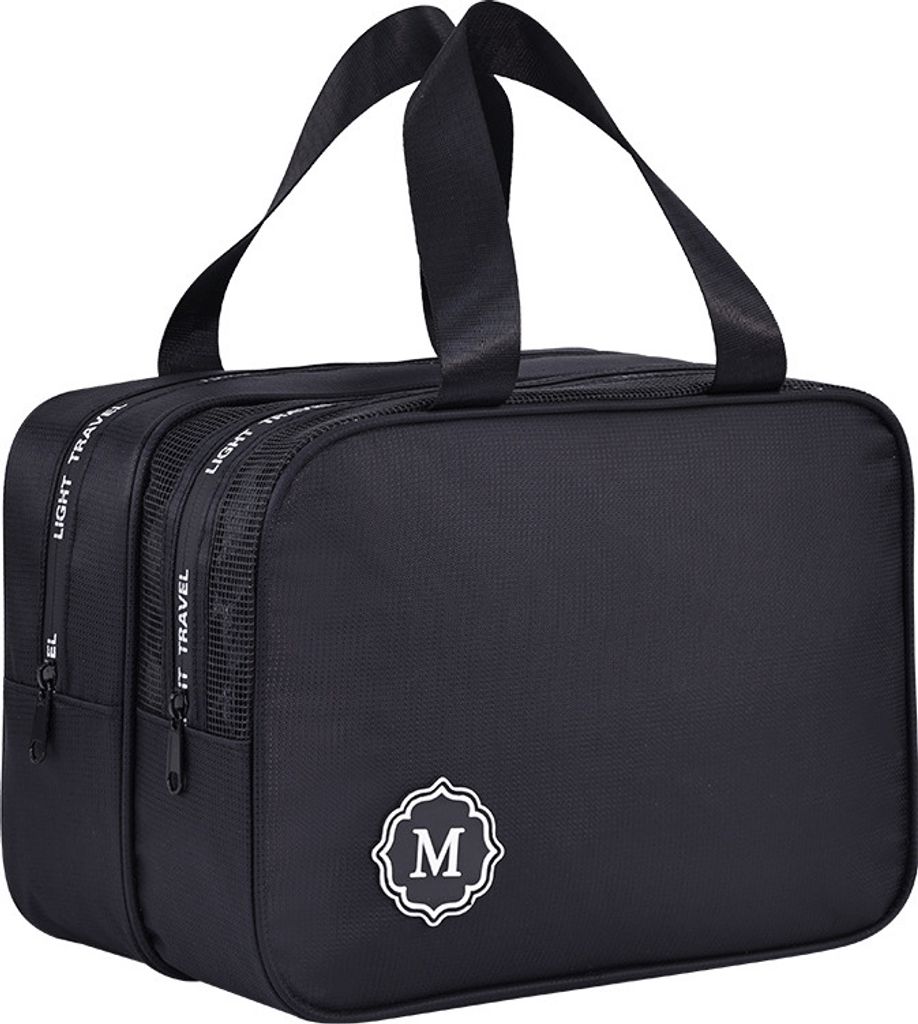 INF Neue Herren-Kulturbeutel mit Doppelschicht für mittlere Reisen