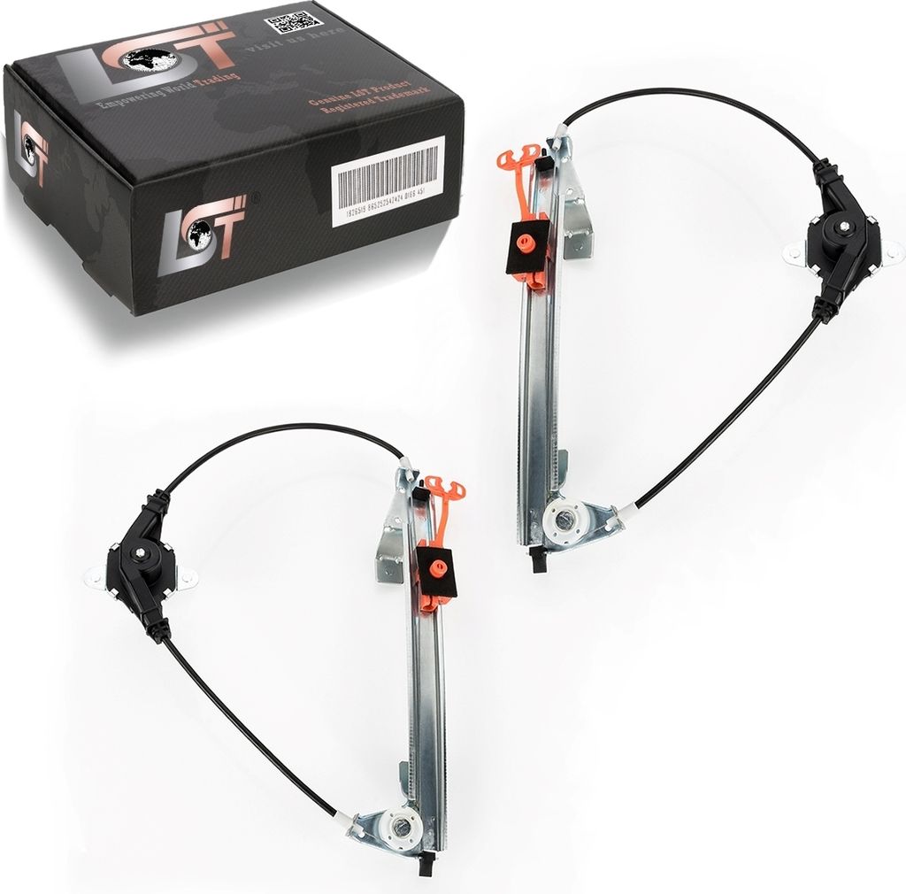 2x manueller Fensterheber hinten links rechts für Abarth Fiat Punto Evo 199