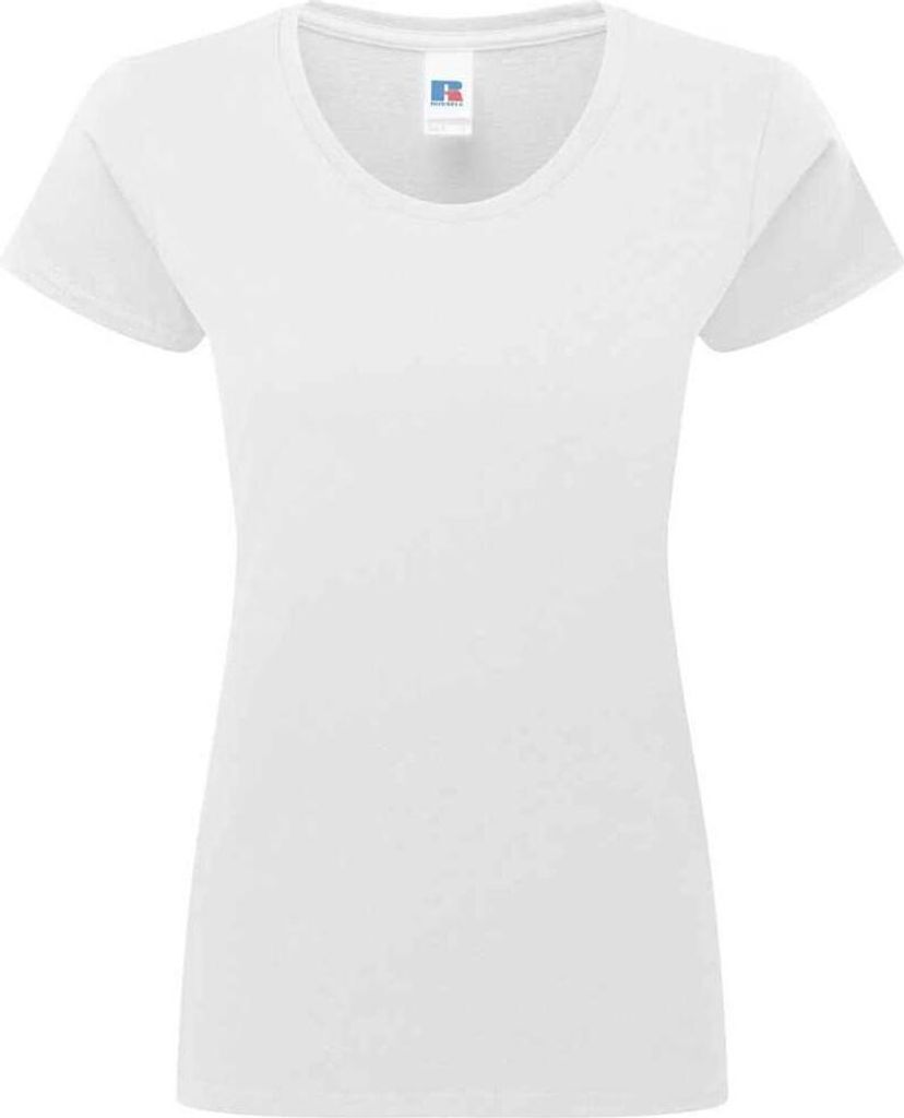 Russell - "Authentic Classic" T-Shirt für Damen PC7733 (M) (Weiß)