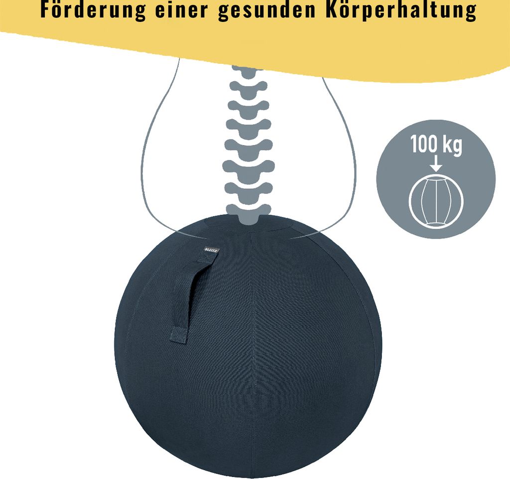 Leitz Ergo Cosy Grey Indoor Round Obrázek produktu 26
