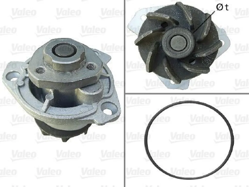 Pompe à eau pour entretien Audi TT VW Golf IV et Passat - Valeo 506798