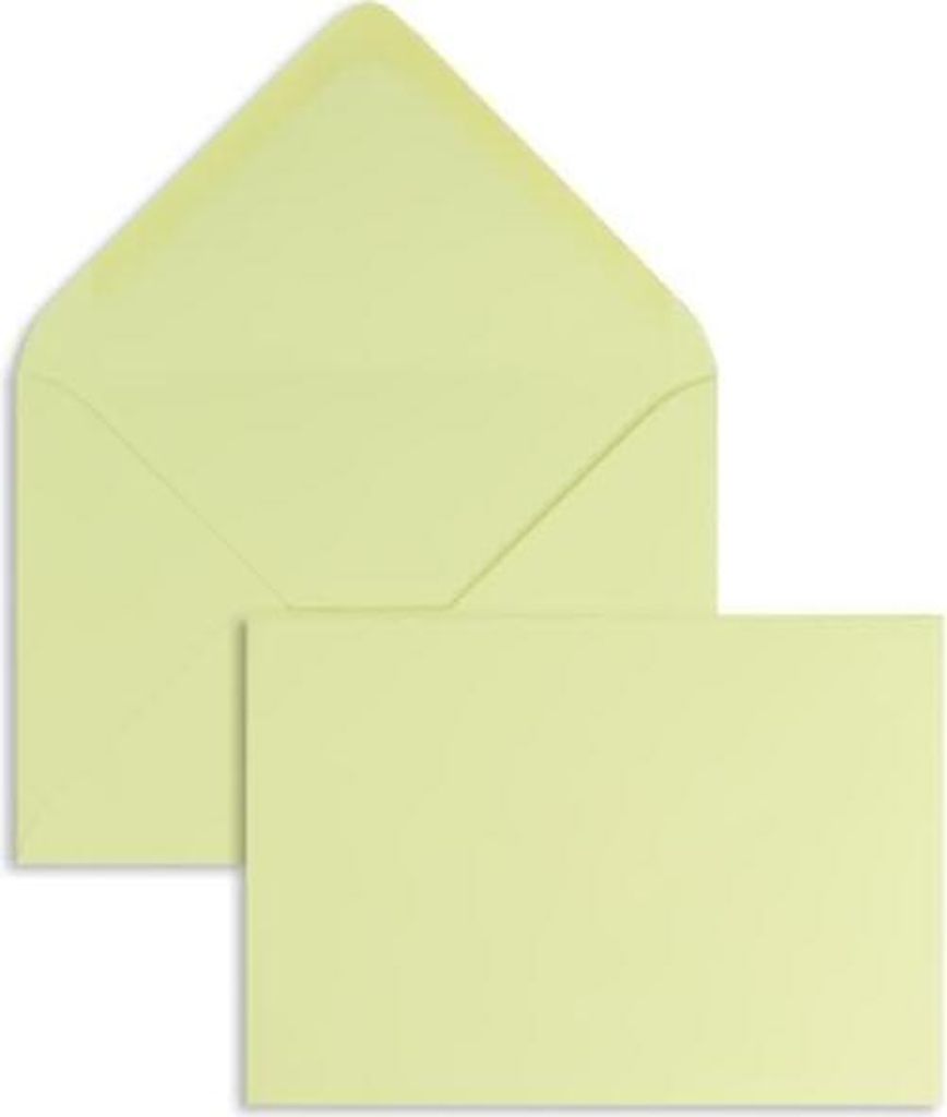Briefumschläge 156x220mm 120g/qm gummiert VE=100 Stück saharagelb