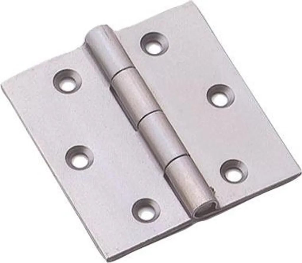 Charnière robuste anti-affaissement MONIN 80x80 mm acier réf 424350