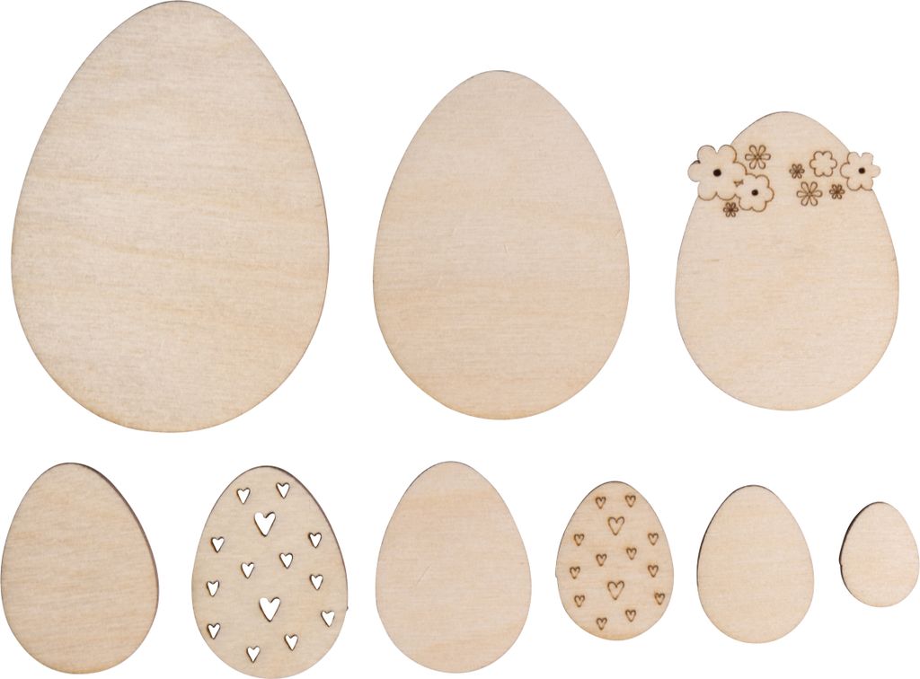 Rayher Hobby GmbH Ostereier/Holz 9er Sonstige Sonstige