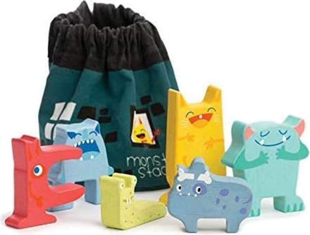 Tender Leaf Toys Stapelspiel Monster (Material Holz, Kinderspielzeug) 7508344