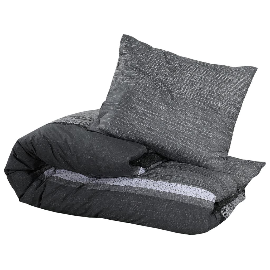 "Rabatt 2026" Bettwäsche-Set - Bettwäschegarnitur/Bettbezug-Set - Schlafzimmer - Dunkelgrau 140x200cm - Baumwolle - Bettwäschen langlebig6086
