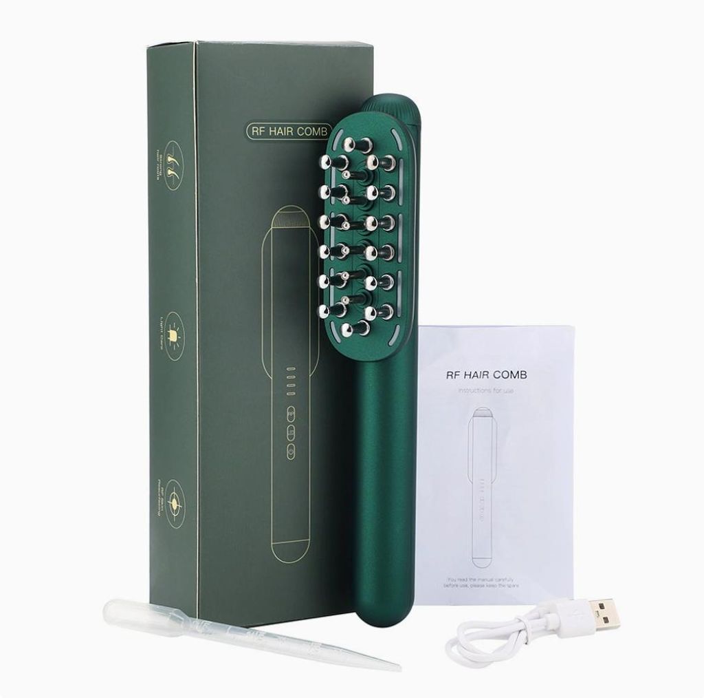 EMS-Massagekamm Laser-Haarwuchs-Kamm Anti-Haarausfall-Massagetherapie Infrarot-Radiofrequenz-Kamm
