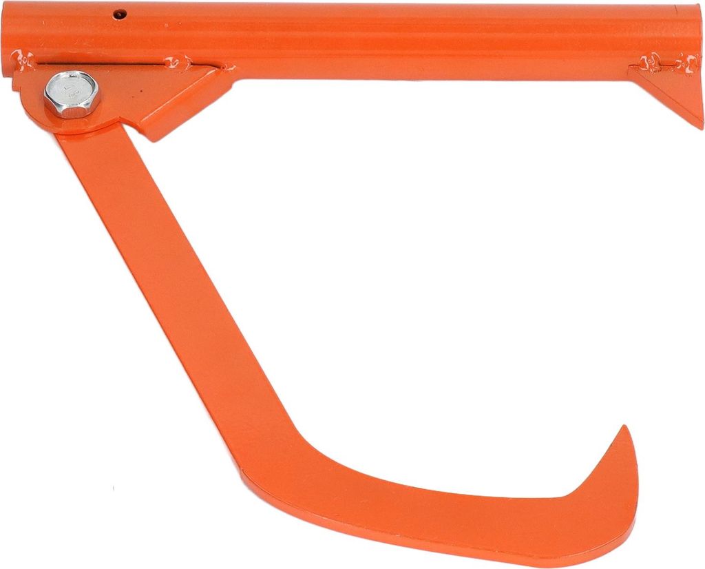Holzhaken aus Edelstahl, kraftsparend, tragbar, rostbeständig, für Forstwirtschaft, orange