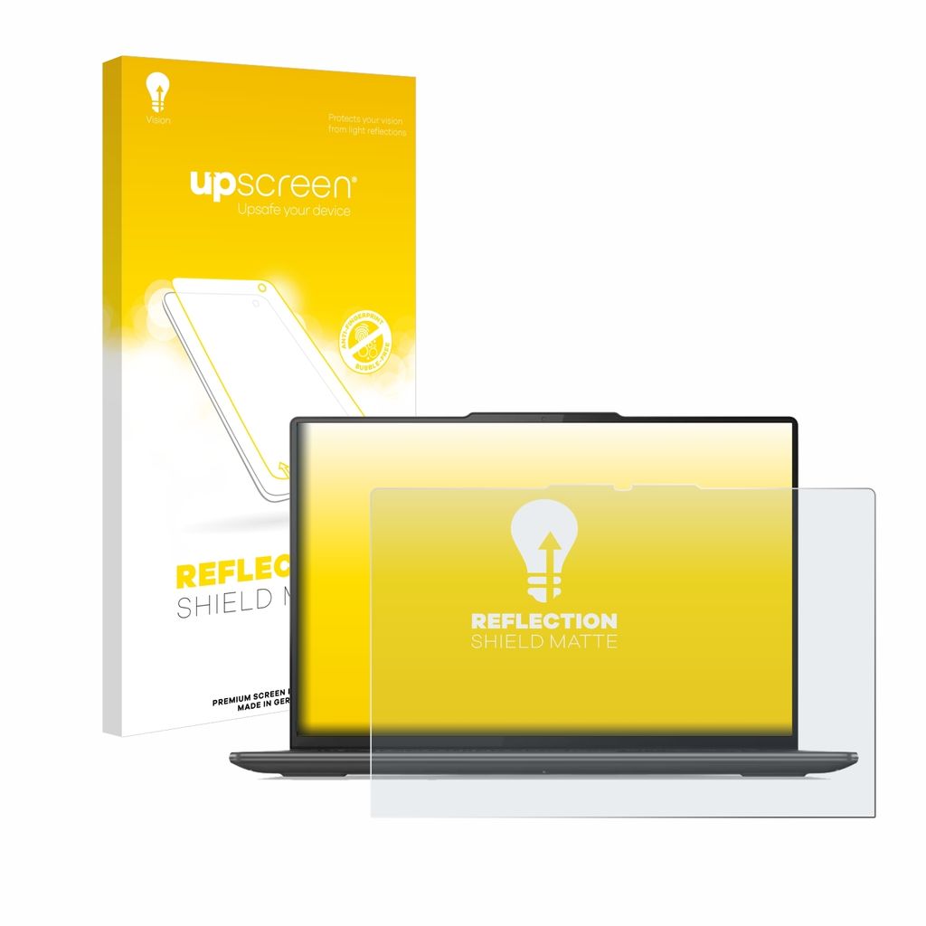 upscreen Schutzfolie für Lenovo Yoga Pro 9i Gen 8 16" Displayschutz Displayschutzfolie Folie Matt Entspiegelungsfolie