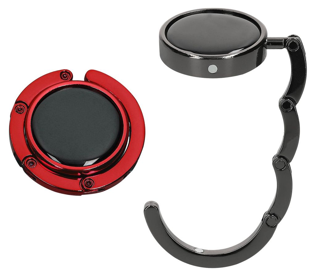 kwmobile Taschenhalter für Tisch - 2x Handtaschenhalter für Tisch - Taschenhaken faltbar - Taschen Aufhänger - Taschen Halter Haken - Tischhaken...