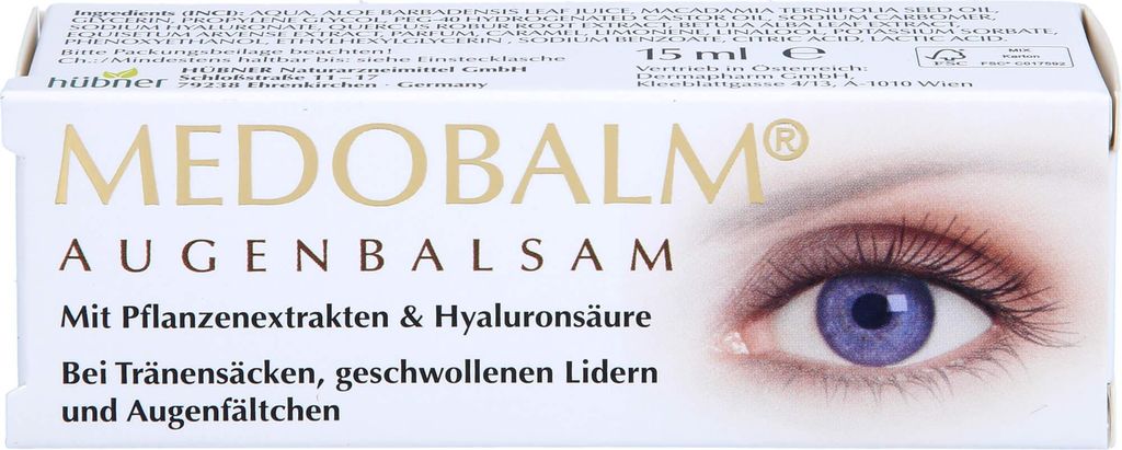 MEDOBALM AUGENBALSAM, 15 ml Creme Produktbild 