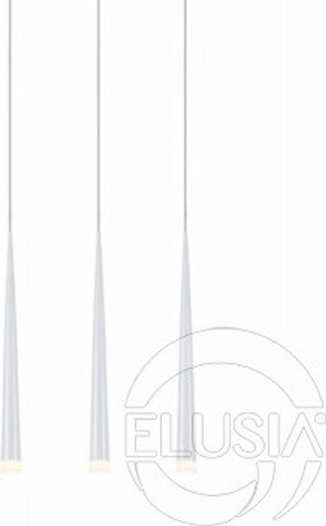Weiße Stylo 3 Leuchte mit G9 Fassung, höhenverstellbar, 55x60x120 cm