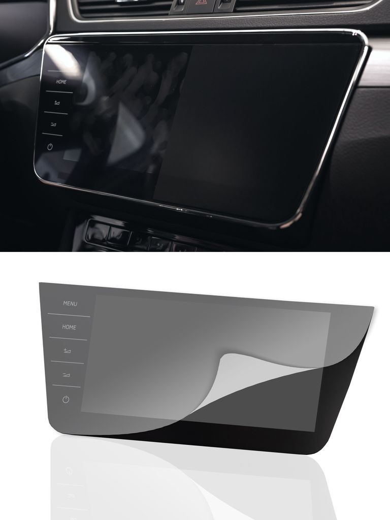 DISSKIN Displayschutzfolie für Skoda Superb III Columbus MATT