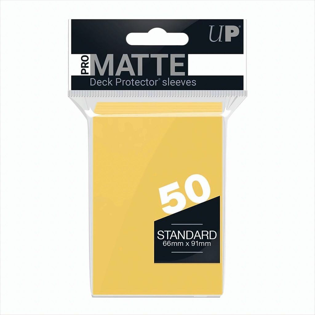 Ultra Pro Pro-Matte Sleeves Yellow (50 St.) Produktbild 
