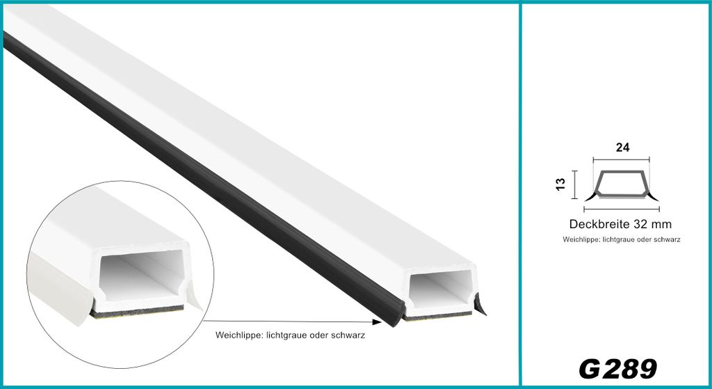 HEXIM Fenstersprossen weiß 1 & 2 Meter - selbstklebende Produktbild 