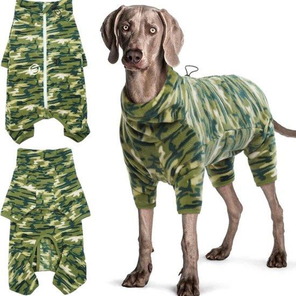Hundekleidung aus weichem Frottee - Hundebademantel - Hundeschlafanzug - Komfortbettwäsche für Hunde