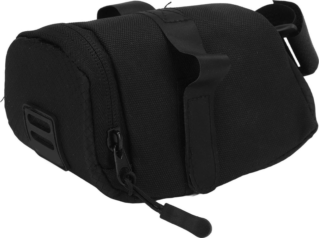 Satteltaschen Fahrrad Schwarzes Oxford -Stoffmaterial einfacher Zerlegung von Reißverschluss