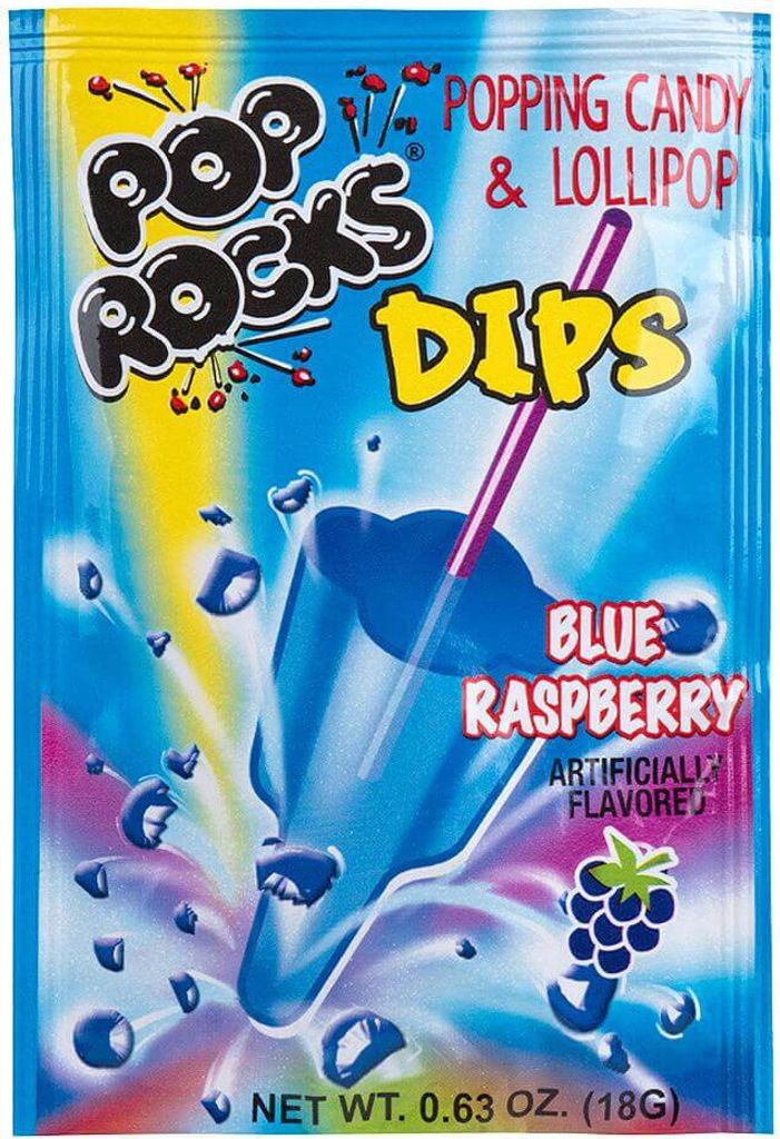 Pop Rocks Dips Blue Raspberry (18 x 18g)