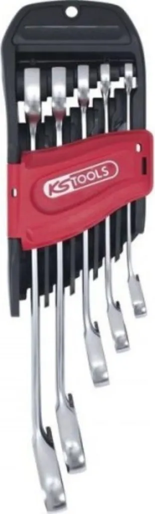 KS TOOLS 503.5905 Duo Gear Set 5 Chiavi Combinate a Cricchetto Reversibili