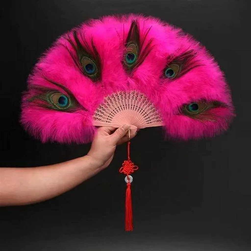Éventail à main traditionnel pour femme idéal pour les soirées de gala
