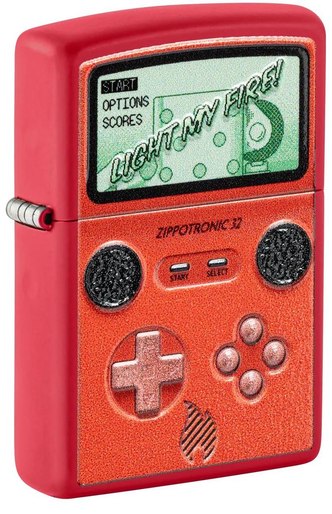 Zippo Sturmfeuerzeug - Retro, Red Matte, Texture Print - Produktbild 