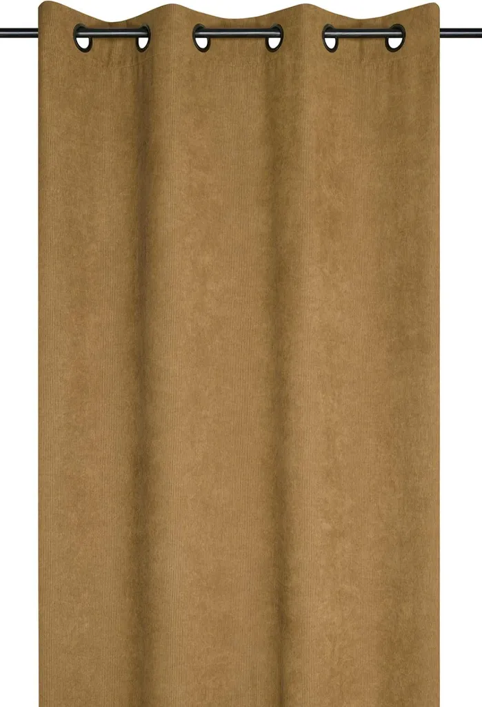 Rideau Occultant Thermique Dandy Camel en Tissu Aspect Noble - Stof