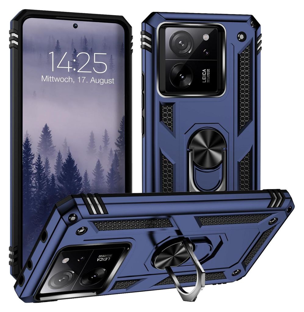 Armor Outdoor Handyhülle für Xiaomi 13T / 13T Pro Handy Panzer Case Cover Schutzhülle Farbe: Blau