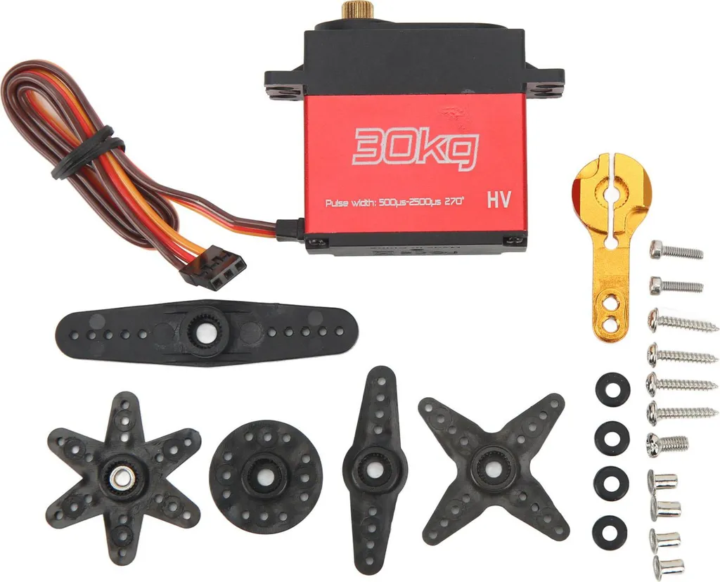 Servo de direction RC 30kg avec pignons métal pour châssis 1/8 et 1/10