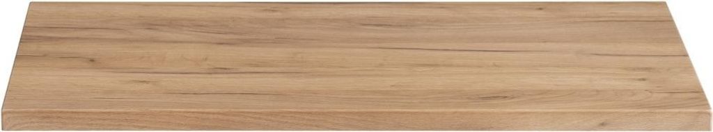 Plan vaschen NALYA 80 cm – Helles Eichenholz – Holzplatte für hängendes Waschbeckenunterschrank