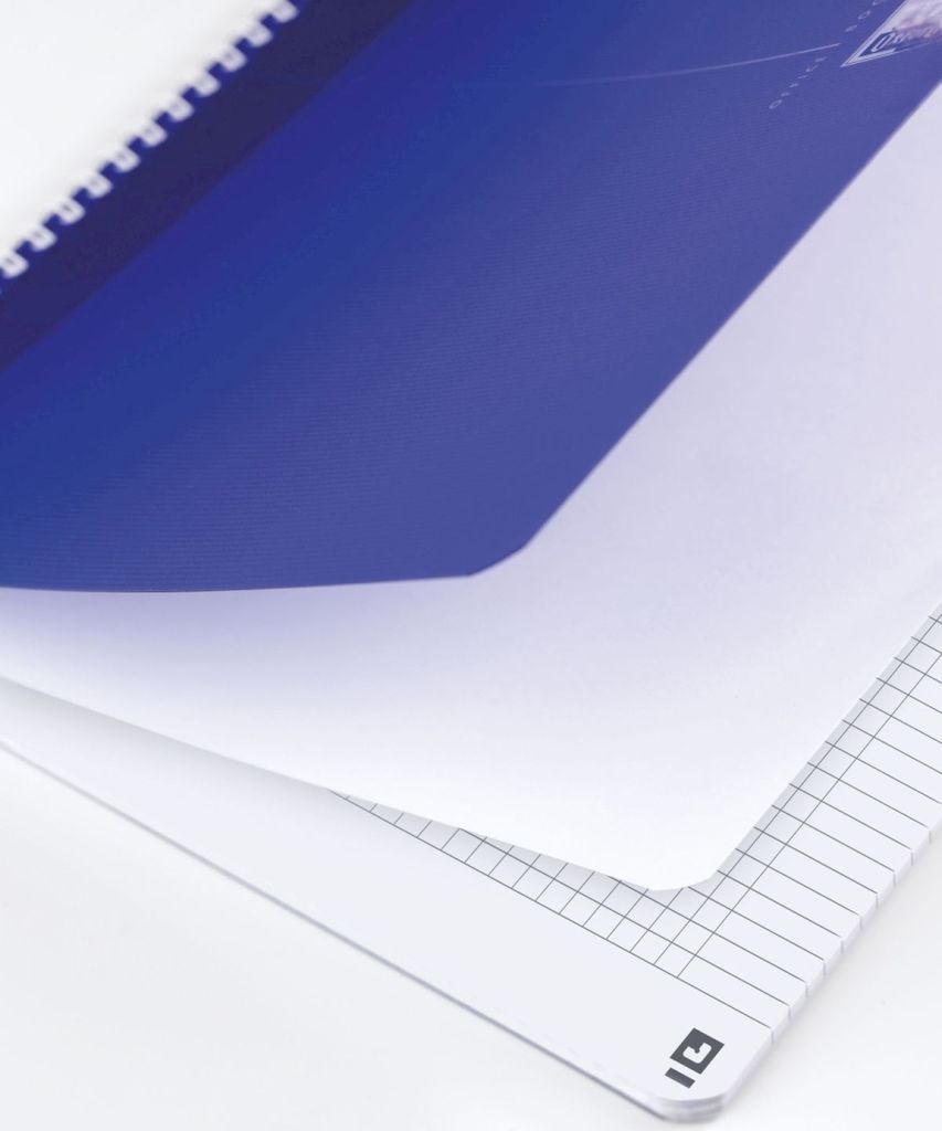 Spiralbuch Office My Colours A4 kariert 5 mm 90 Blatt 90 g/qm Packung mit 5 Stück