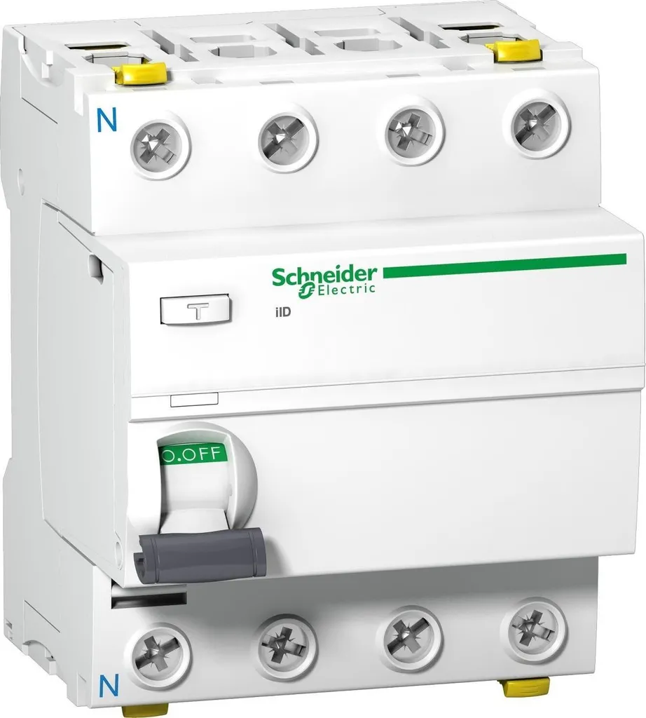 Disjoncteur différentiel Schneider A 4P 40A 300mA 400V 4TE REG A9R14440