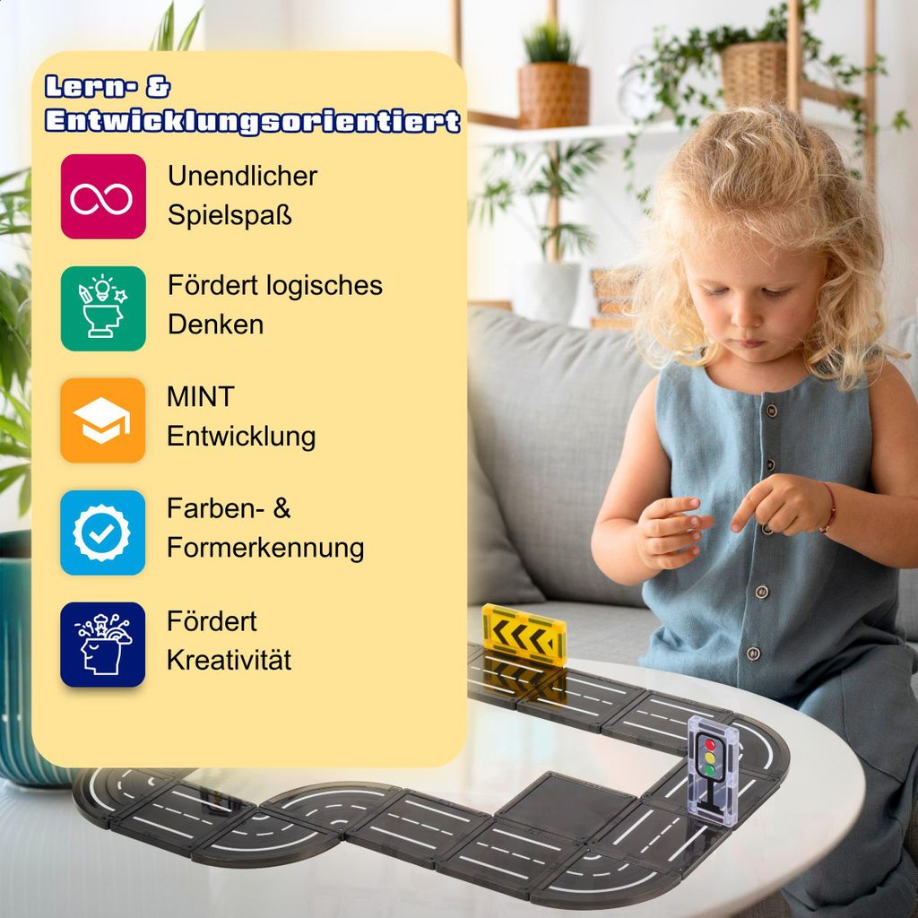 Assark Blocchi Magnetici Da Costruzione 144 Pezzi - Giocattoli Educativi Per Bambini 3-8 Anni, Forme 2D/3D, Regalo Per Bambina E Bambino