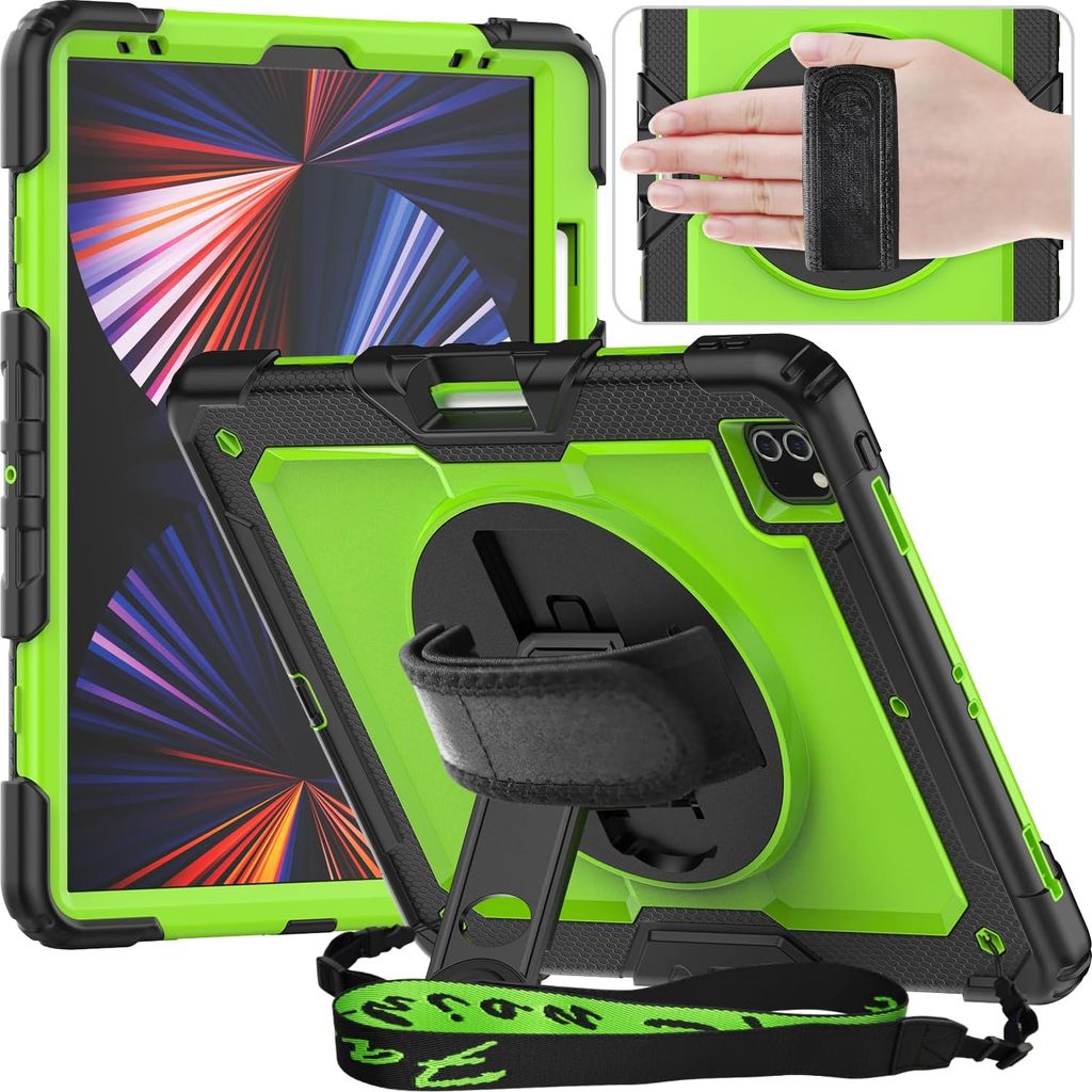 Tasche für iPad Pro 5/4 12.9" mit Ständer und Schultergurt Produktbild 