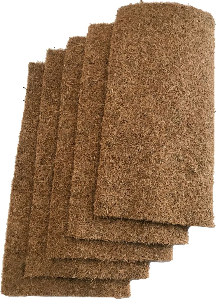 Anzuchtmatte aus 100% Kokos, 50 x 25 cm, ca. 7 mm dick, 5er Produktbild 