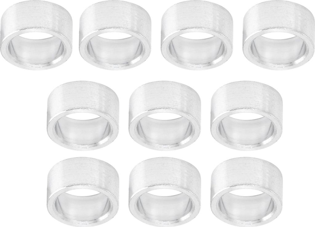 10 Stück/Set Distanzstücke aus Aluminiumlegierung, runde Dichtungen, Abstandshalter, Stützkonstruktion, Außendurchmesser 8 mm