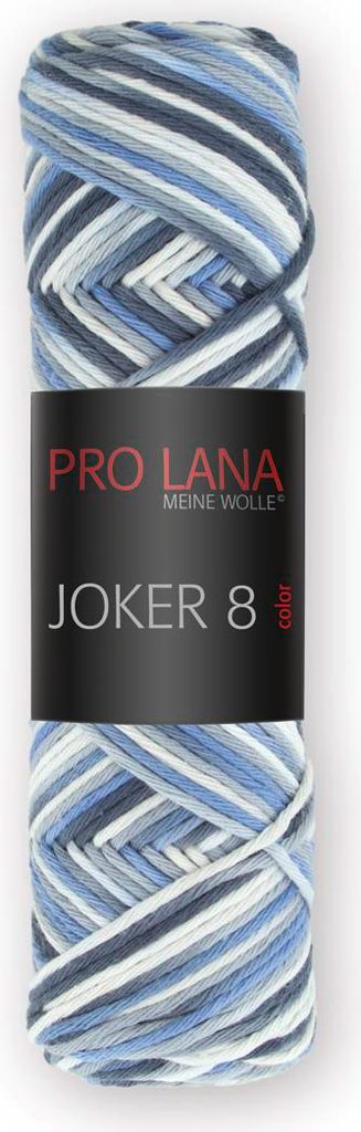 Pro Lana Joker 8 color, 50 gr. 100 % Baumwolle,Topflappengarn, 542