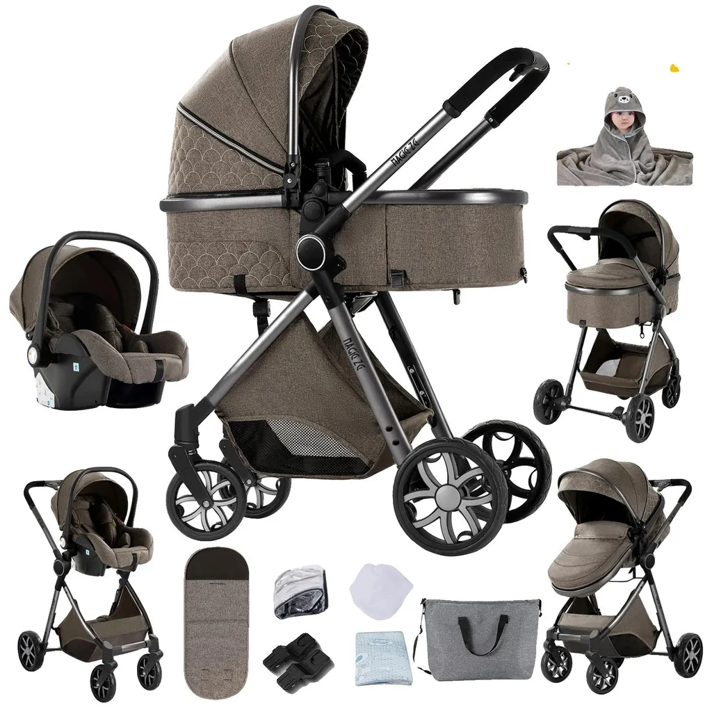 Poussette canne pliable tout-terrain XV9-CHOCOLAT marron