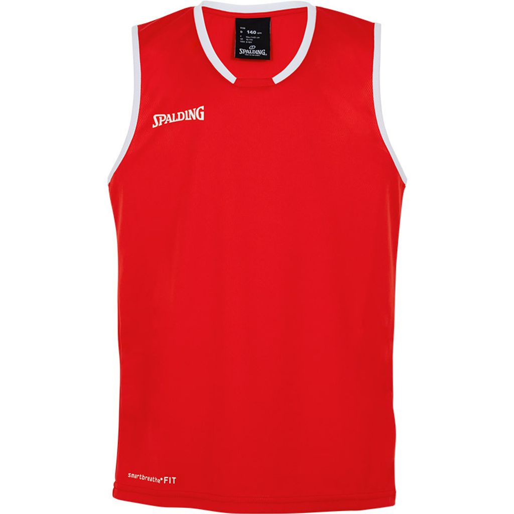 Spalding Move Basketballtrikot Kinder - Rot / Weiß | Größe: 128