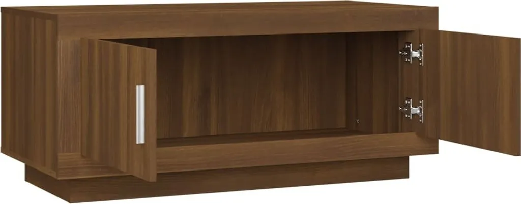 Tavolino Salotto Rovere Marrone 102x50x45cm - Design Moderno vidaXL - 6