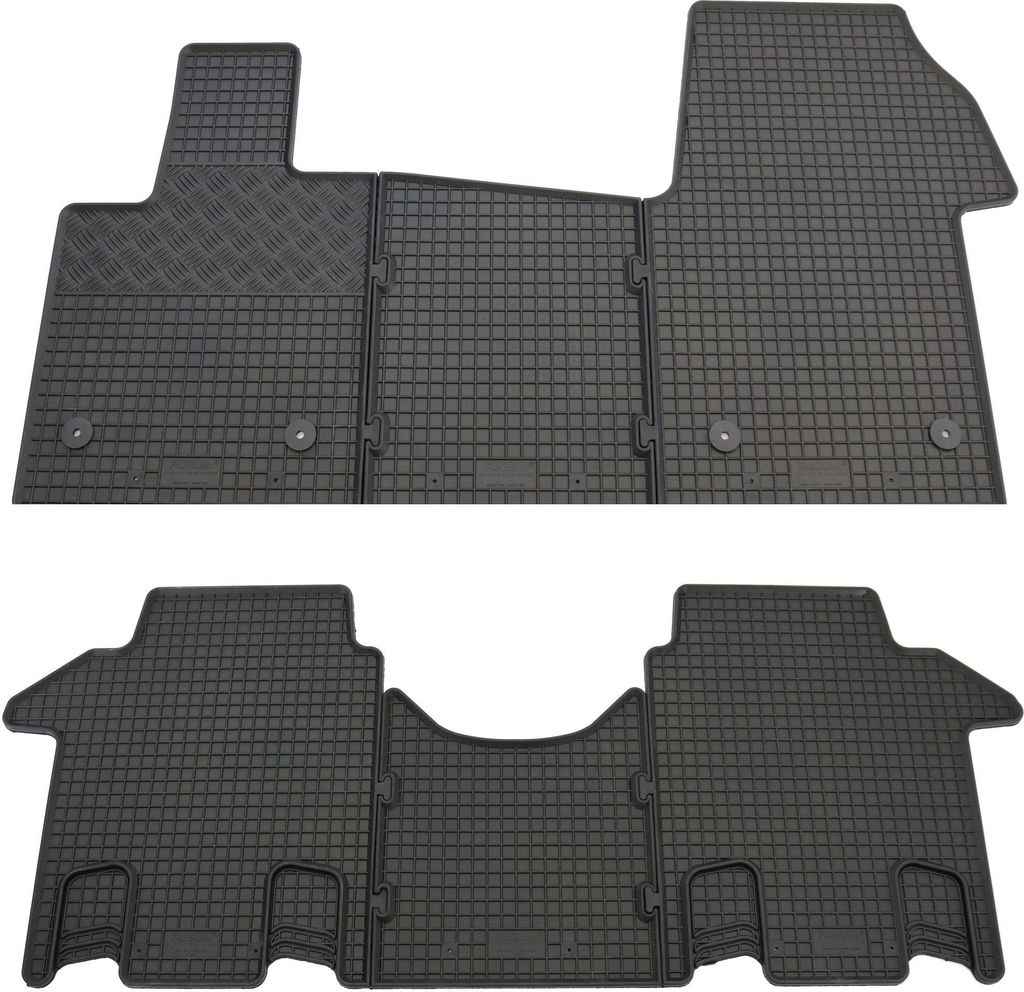 Rigum Gummi Fußmatten Set für VW T7 Multivan, Mod. Bj. 10/2021-