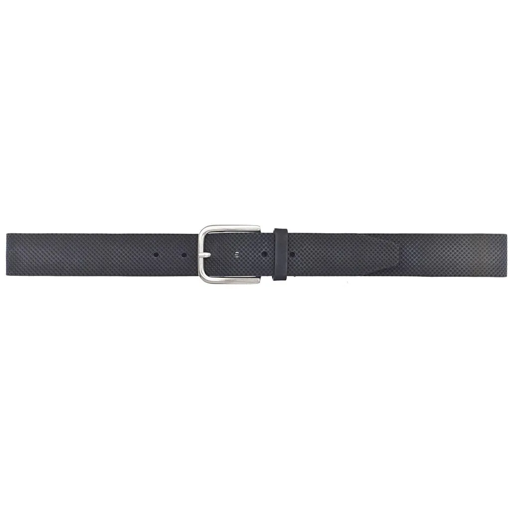 Vanzetti Cintura Navy 40mm | Pelle Blu Scuro W100 per Look Denim - 3