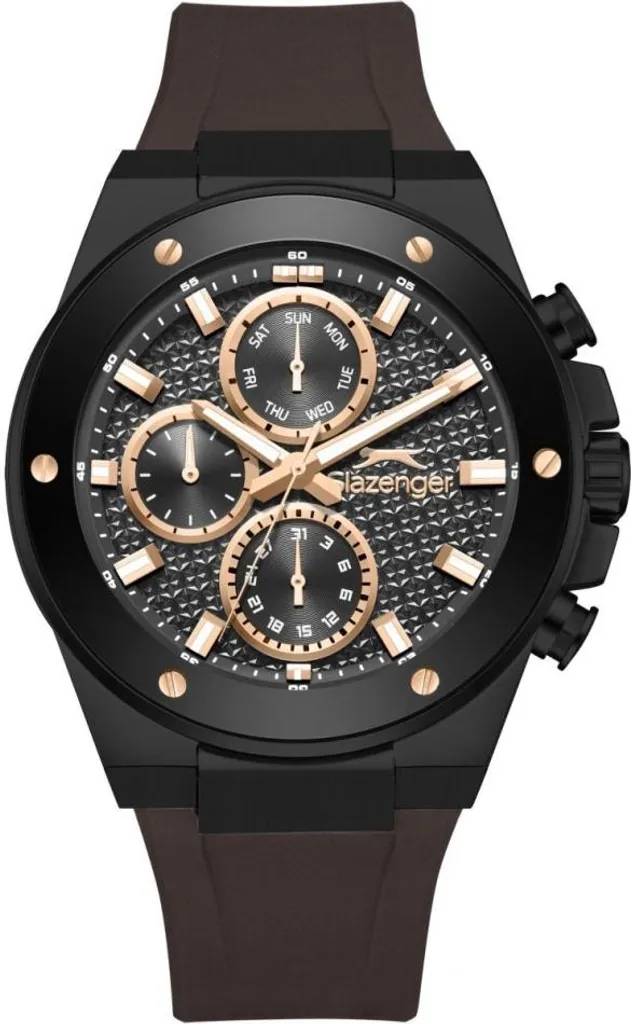 Montre Homme Slazenger Graphite pour Tenue de Bureau et Soirée Chic