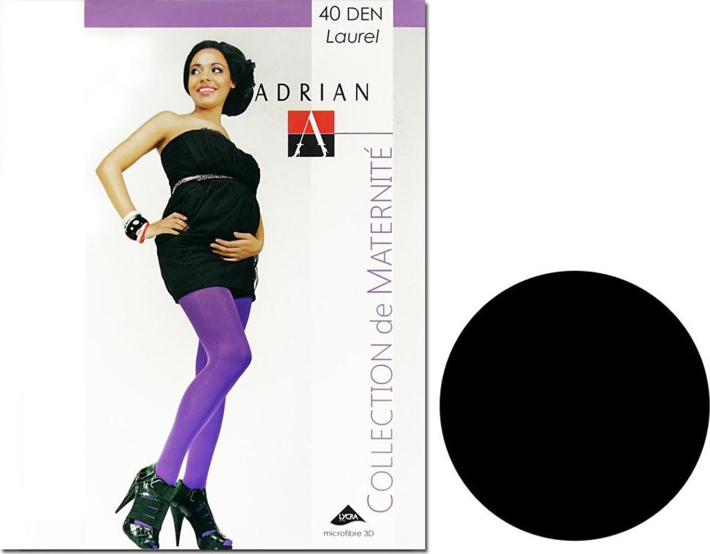 Schwangerschaftsstrumpfhose 40 den Nero 2