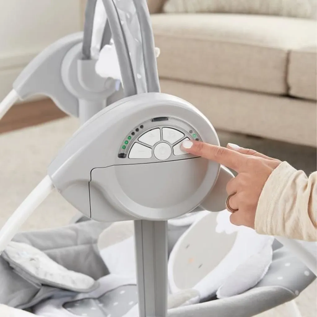 Balancelle Bébé Pliable Ingenuity Cuddle Lamb avec Technologie TrueSpeed - 5