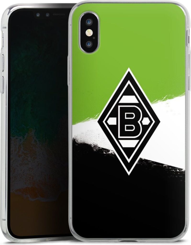 DeinDesign Slim Hülle für Apple iPhone X Silikon Case Ultra Dünn Handyhülle Borussia Mönchengladbach Offizielles Lizenzprodukt BMG