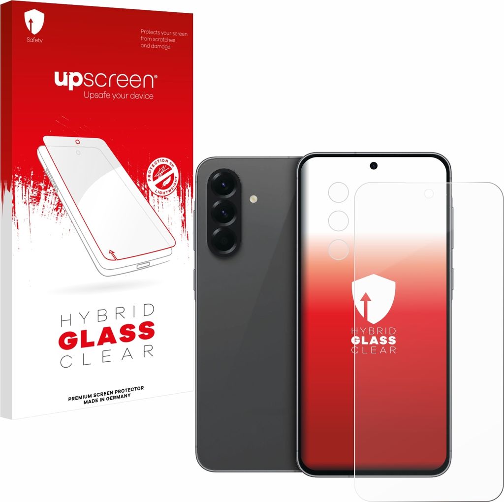 upscreen Schutzglas für Samsung Galaxy A56 5G (Display+Kamera) Schutzfolie Panzer Folie Glas Display Schutz klar